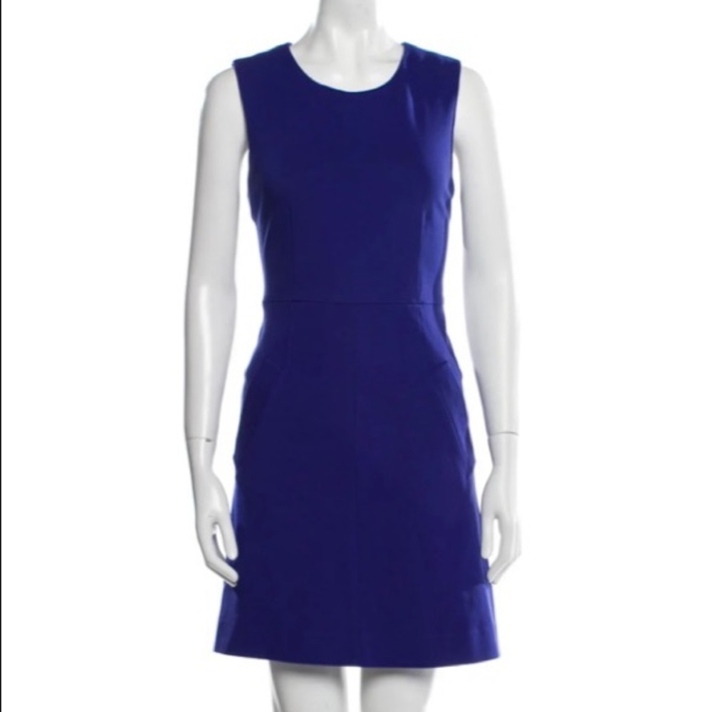 Diane von Furstenberg DVF Carpreena Sleeveless Sheath Dress Purple Haze, Sz 6